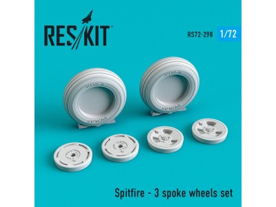 Spitfire - 3 spoke wheels set (RS72-0298) 