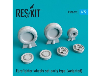 Eurofighter wheels set early type (weighted) 