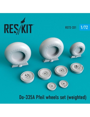 Do-335? Pfeil wheels set (weighted) 