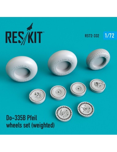 Do-335? Pfeil wheels set (weighted) 