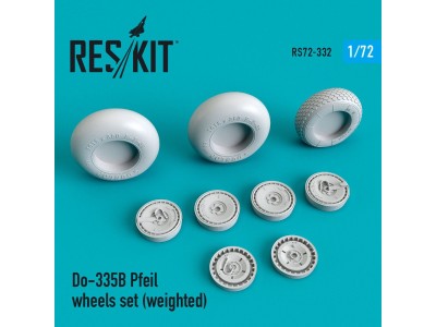 Do-335? Pfeil wheels set (weighted) 