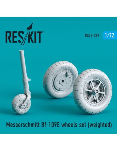 Bf-109E wheels set (weighted) 
