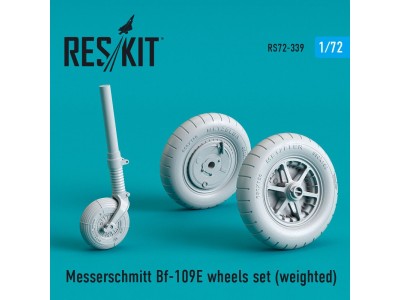 Bf-109E wheels set (weighted) 