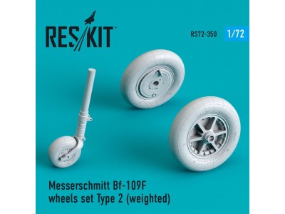 Bf-109 (F, G-early) wheels set ype 2 (weighted) 