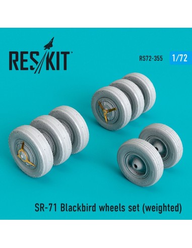 SR-71 Blackbird wheels set (weighted) 