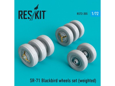 SR-71 Blackbird wheels set (weighted) 