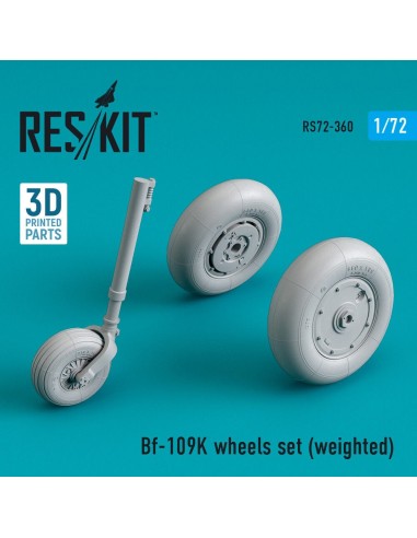 Bf-109K wheels set (weighted) 