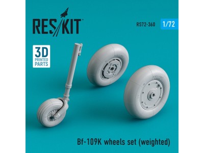 Bf-109K wheels set (weighted) 