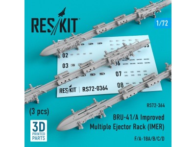 BRU-41/A Improved Multiple Ejector Rack (IMER) (3 pcs) (F/A-18A/B/C/D) 