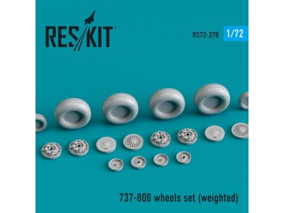 737-800 wheels set (weighted) 