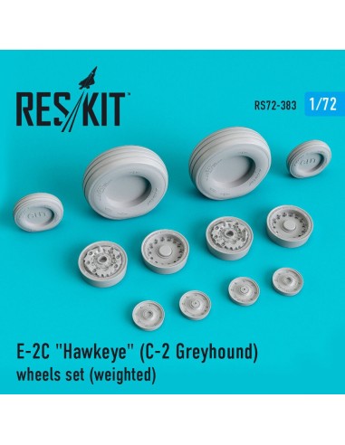 E-2C Hawkeye (C-2 Greyhound) wheels set (weighted) 