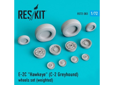 E-2C Hawkeye (C-2 Greyhound) wheels set (weighted) 