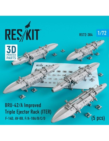 BRU-42/A Improved Triple Ejector Rack (ITER) (5 pcs) (F-14D, AV-8B, F/A-18A/B/C/D) 
