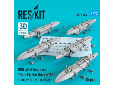 BRU-42/A Improved Triple Ejector Rack (ITER) (5 pcs) (F-14D, AV-8B, F/A-18A/B/C/D) 