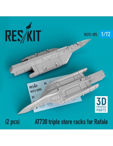 AT730 triple store racks for Rafale (2 pcs) (3D Printed) 