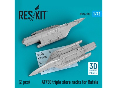AT730 triple store racks for Rafale (2 pcs) (3D Printed) 