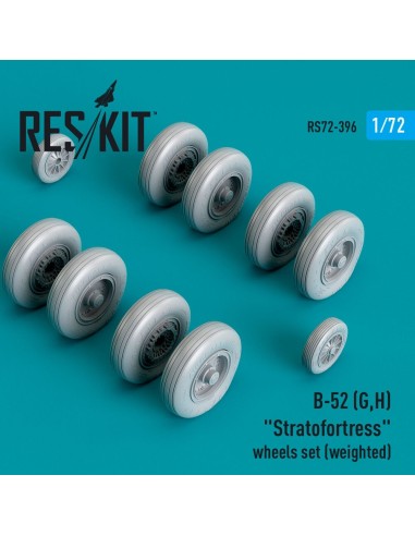 B-52 (G,H) Stratofortress wheels set (weighted) (Resin & 3D Printed) 