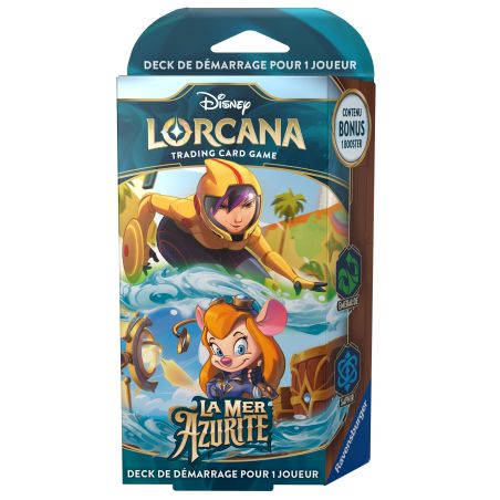DISNEY - Lorcana - Trading Cards Starters Emer/Saphir Chapter 6 - FR