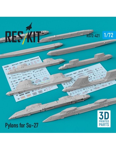 Pylons for Su-27 (3D Printed) 