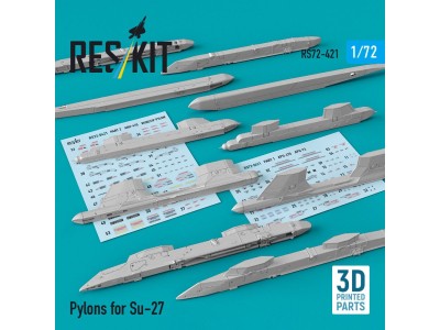 Pylons for Su-27 (3D Printed) 