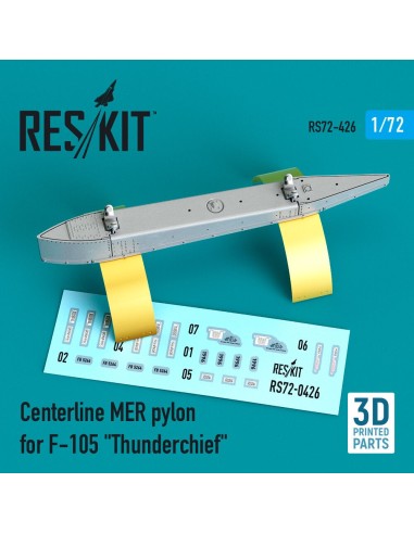 Centerline MER pylon for F-105 Thunderchief (3D Printed) 