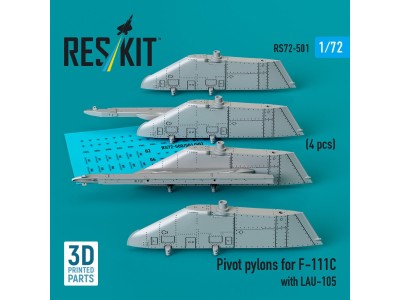 Pivot pylons for F-111C with LAU-105 (4 pcs) 