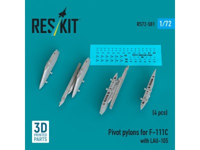 Pivot pylons for F-111C with LAU-105 (4 pcs) 
