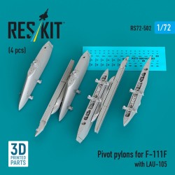 Pivot pylons for F-111F with LAU-105 (4 pcs) 