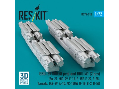 GBU-39 SDB (8 pcs) and BRU-61 (2 pcs) (Su-27, MiG-29, F-16, F-15E, F-22, F-35, Tornado, JAS-39, A-10, AC-130W, B-1B, B-2, B-52) 