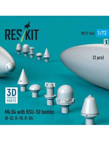Mk.84 with BSU-50 bombs (2 pcs) (B-52, B-1B, B-2A) (3D Printed) 