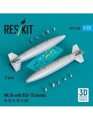 Mk.84 with BSU-50 bombs (2 pcs) (B-52, B-1B, B-2A) (3D Printed) 