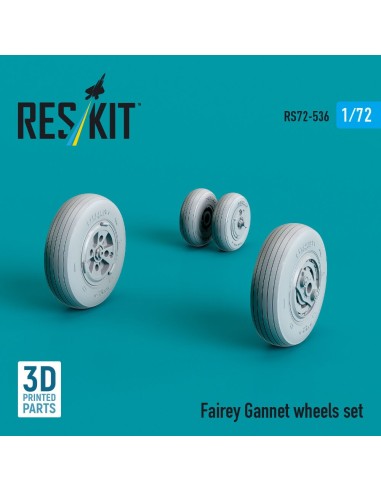 Fairey Gannet wheels set (3D Printed) 