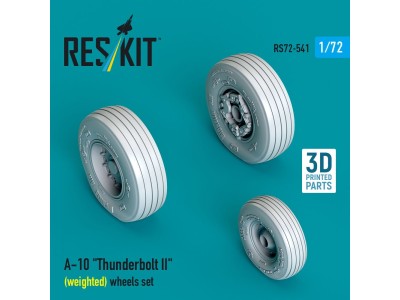 A-10 Thunderbolt II (weighted) wheels set (3D Printed) 
