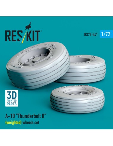 A-10 Thunderbolt II (weighted) wheels set (3D Printed) 