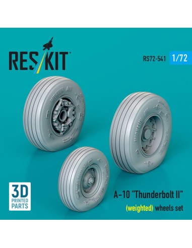 A-10 Thunderbolt II (weighted) wheels set (3D Printed) 