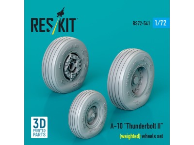 A-10 Thunderbolt II (weighted) wheels set (3D Printed) 
