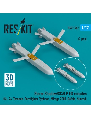 Storm Shadow/SCALP EG missiles (2 pcs) (Su-24, Tornado, Eurofighter Typhoon, Mirage 2000, Rafale, Nimrod) (3D Printed) 