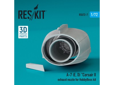 A-7 (E,D) Corsair II exhaust nozzle for HobbyBoss kit (3D Printed) 