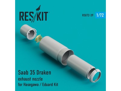 Saab 35 Draken exhaust nozzle for Hasegawa/Revell kits 