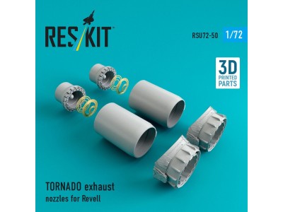 TORNADO exhaust nozzles for Revell kit (3D Printed) 