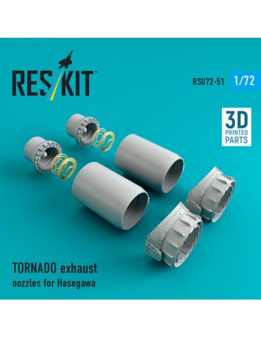 TORNADO exhaust nozzles for Hasegawa kit (3D Printed) 
