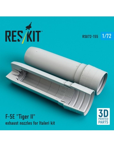 F-5E Tiger II exhaust nozzles for Italeri kit (3D Printed) 