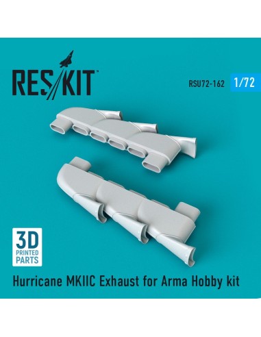 Hurricane MKIIC exhaust for Arma Hobby kit 