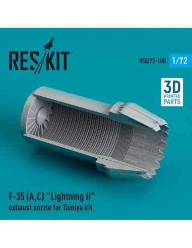 F-35 (A,C) Lightning II exhaust nozzle for Tamiya kit (3D Printed) 