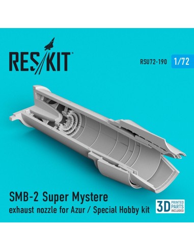 SMB-2 Super Mystère exhaust nozzle for Azur / Special Hobby kit 