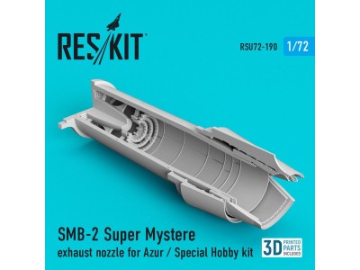 SMB-2 Super Mystère exhaust nozzle for Azur / Special Hobby kit 