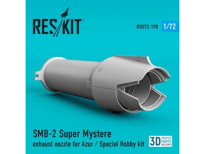 SMB-2 Super Mystère exhaust nozzle for Azur / Special Hobby kit 