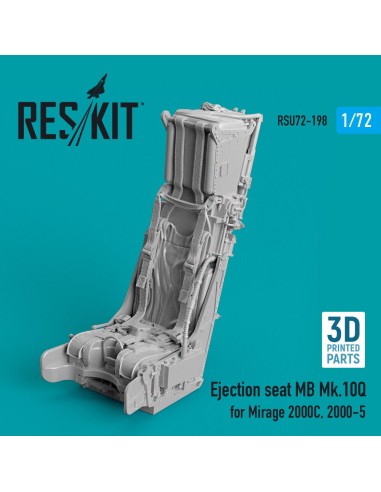 Ejection seat MB Mk.10Q for Mirage 2000C, 2000-5 (3D Printed) 