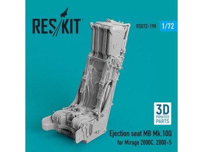 Ejection seat MB Mk.10Q for Mirage 2000C, 2000-5 (3D Printed) 