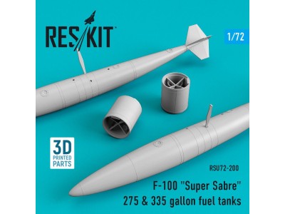 F-100 Super Sabre 275 & 335 gallon fuel tanks 